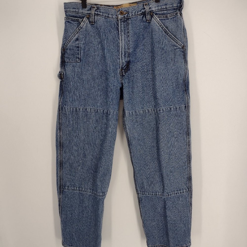 Y2K Vintage Levi's Double Knee Carpenter Utility Relaxed 550 Skate Jeans